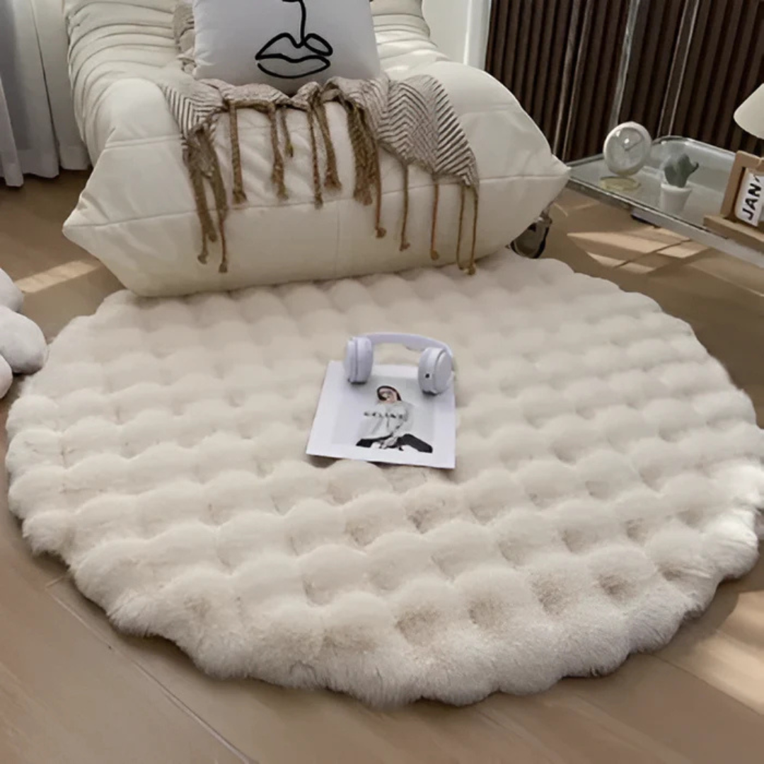 CloudNest Fleece Rug | Anti-Slip Softness
