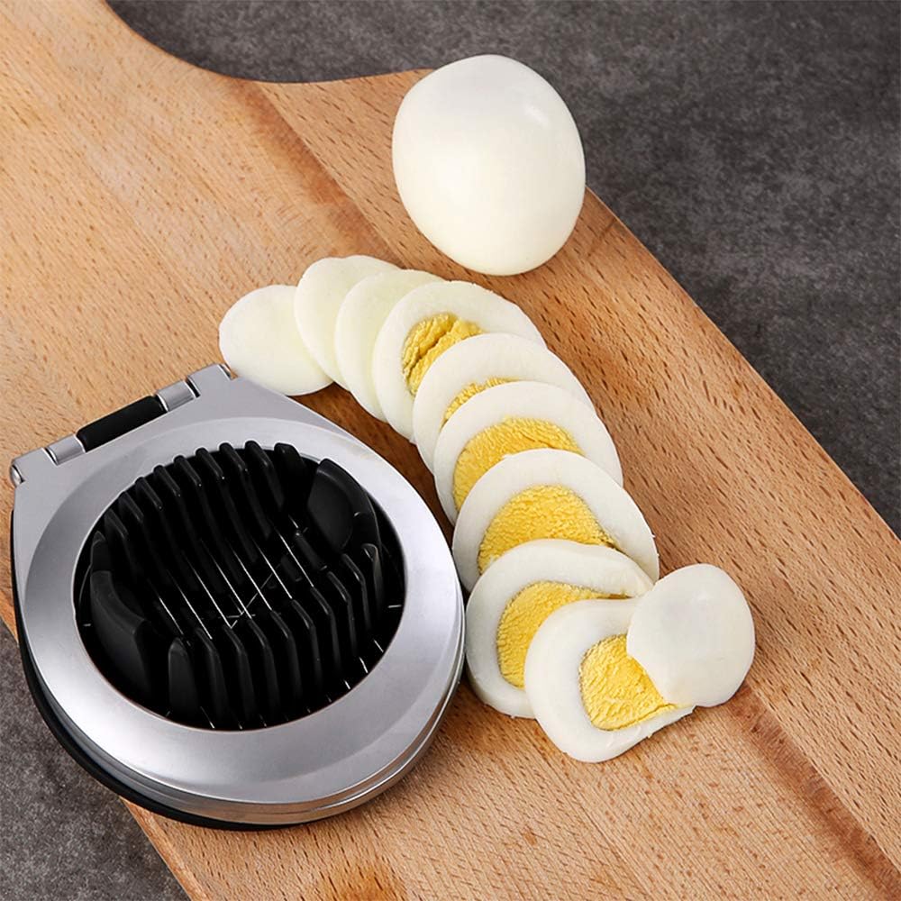 Durable Egg Slicer | 3-in-1 Stainless Steel Cutting Tool