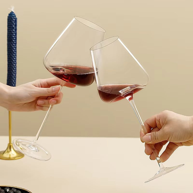 Luxury Crystal Glass Set | Handmade Wine & Champagne