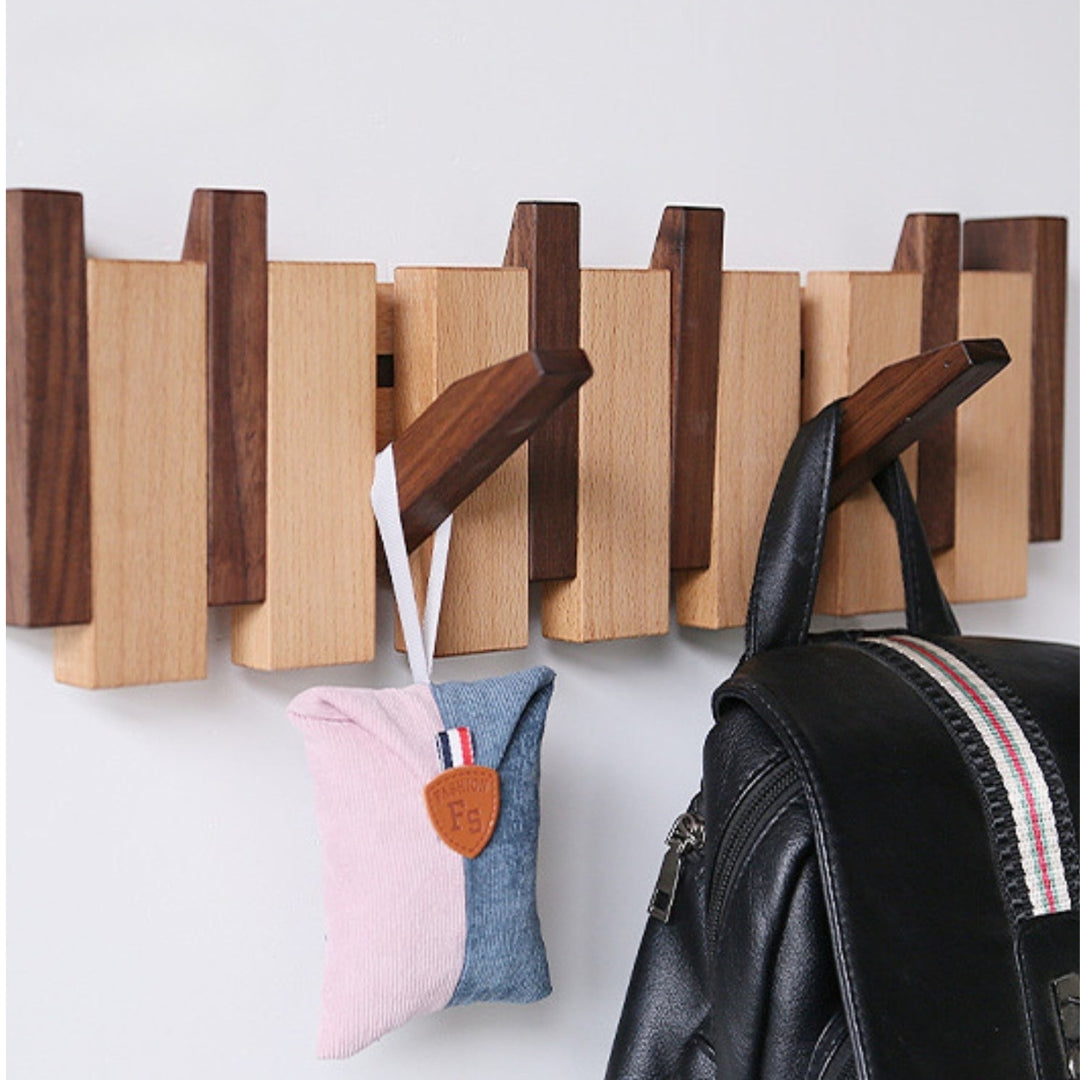 Handmade Musical Hooks | CrescendoRack Wooden Wall Décor
