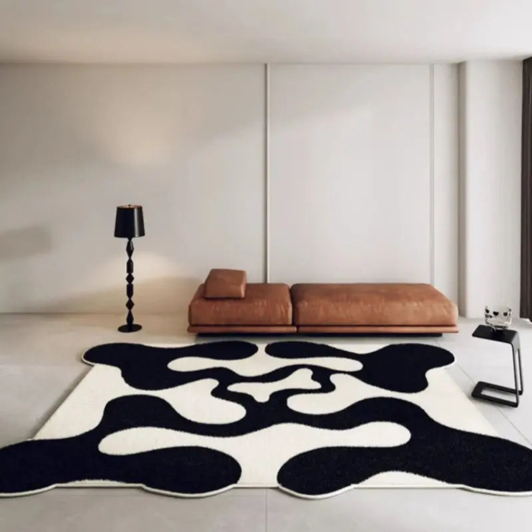 PureWeave Washable Rug | Minimalist Black & White Style