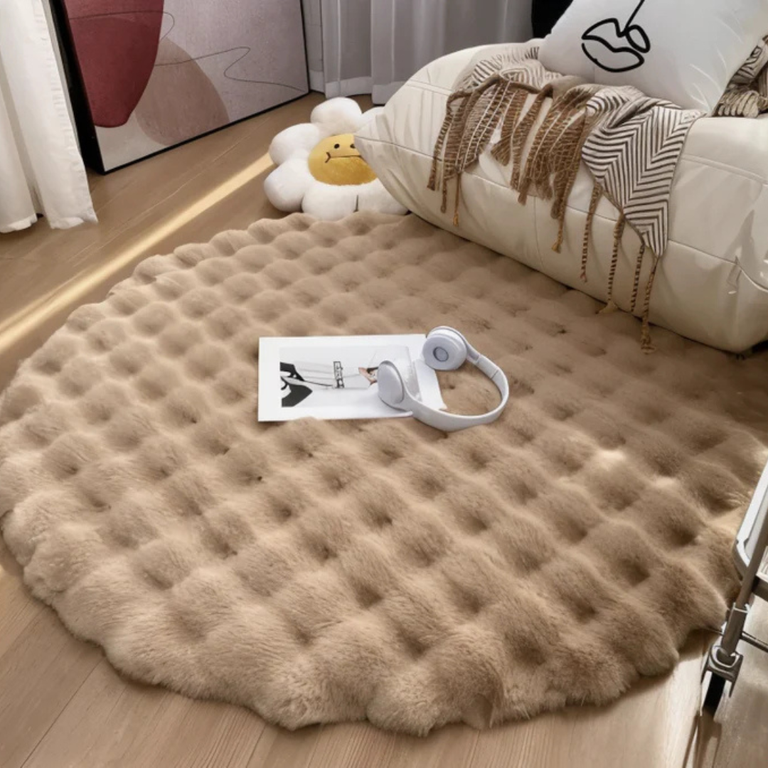 CloudNest Fleece Rug | Anti-Slip Softness
