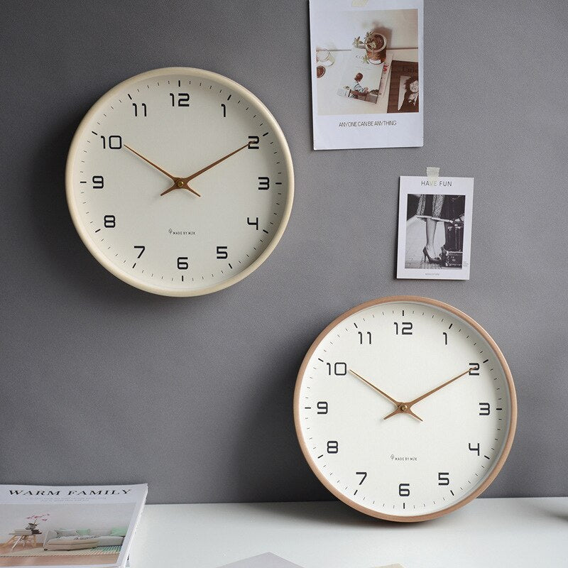 Minimalist Wooden Finish | HavenWood Wall Clock