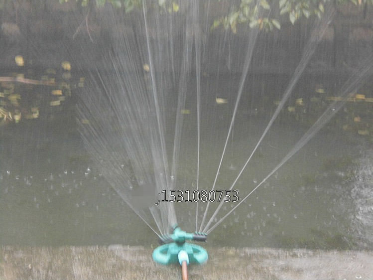 AquaWhirl TerraSpray | Fully Adjustable 360° Garden Sprinkler for Lush, Even Lawn Coverage