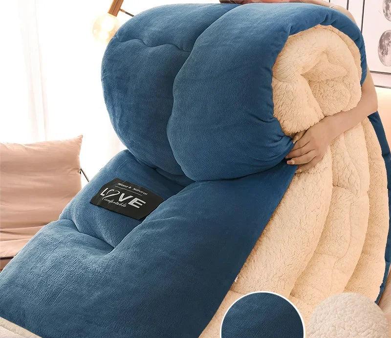 Soft Velvet Comforter | Cozy Winter Duvet for Warm Sleep