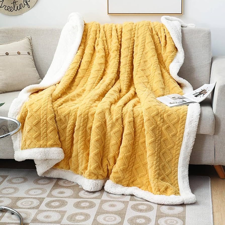 Soft Home Blanket | Comfort Throw for Bed, Sofa & On-the-Go Use