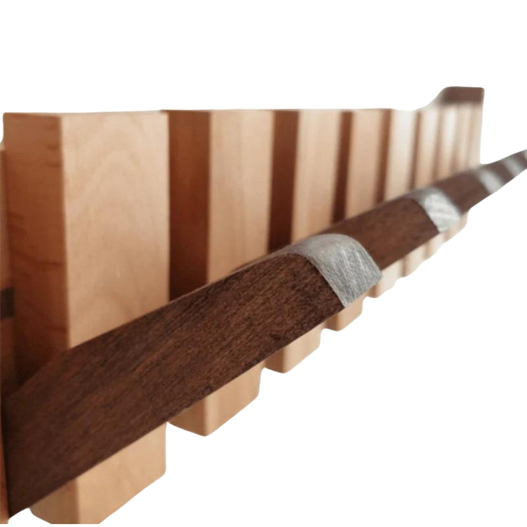 Handmade Musical Hooks | CrescendoRack Wooden Wall Décor