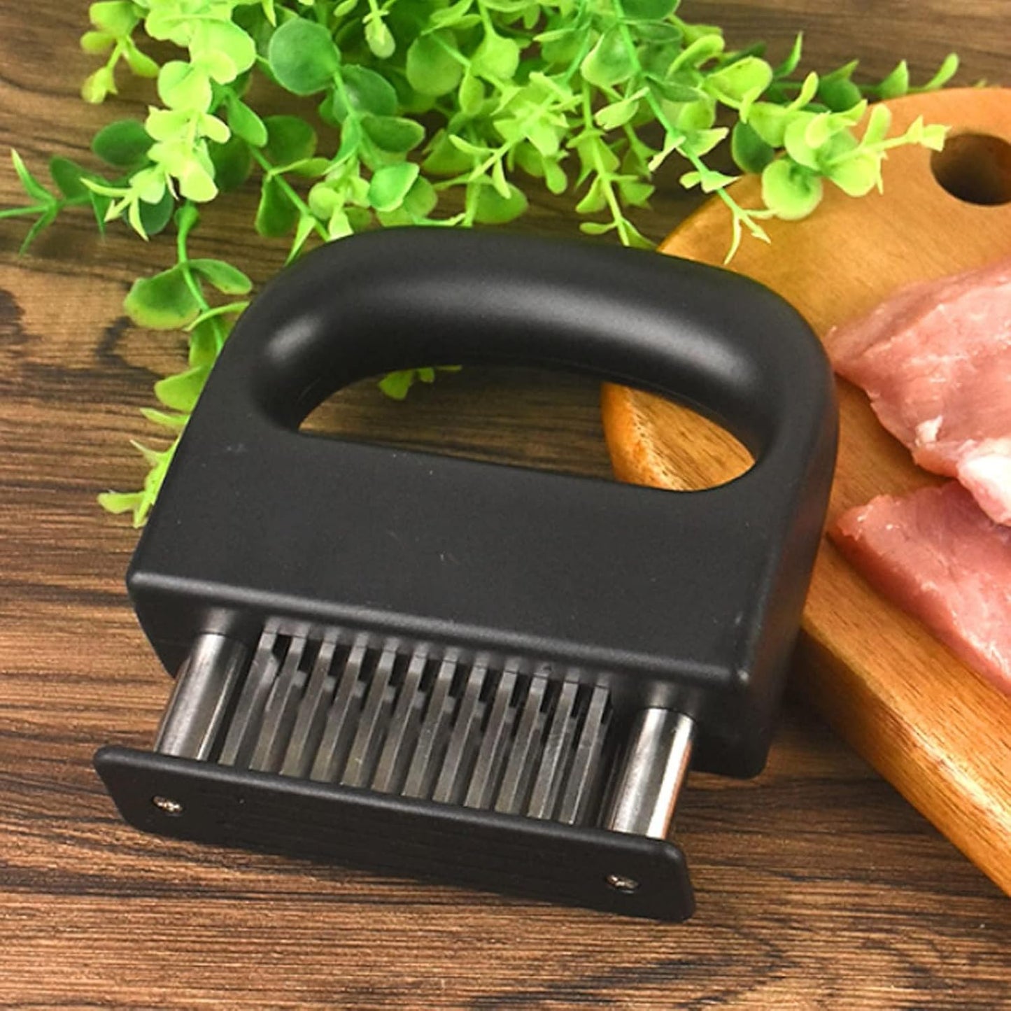 Heavy-Duty Meat Tenderizer | 48 Stainless Steel Blades for Easy Use