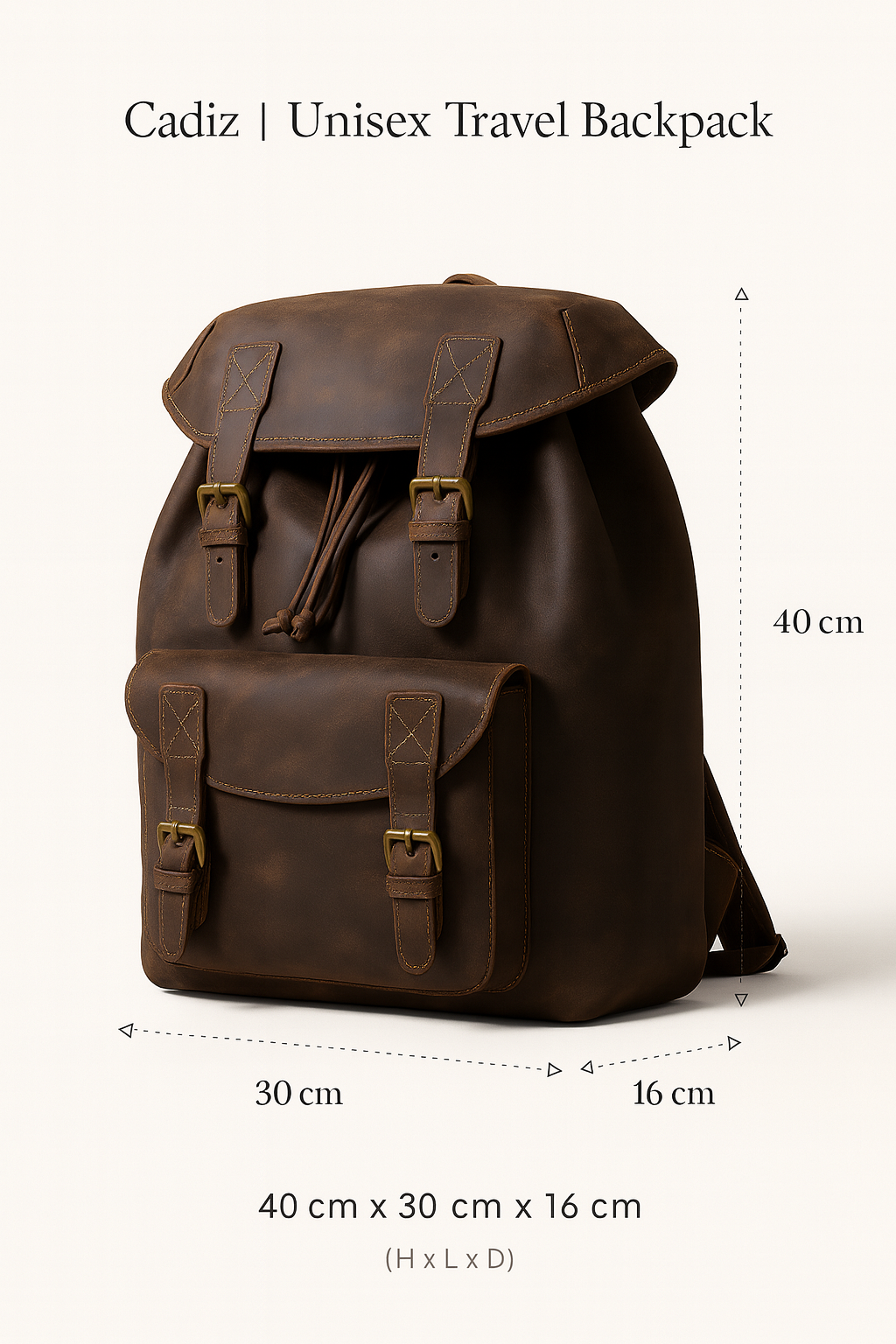 Cadiz | Unisex Travel Backpack