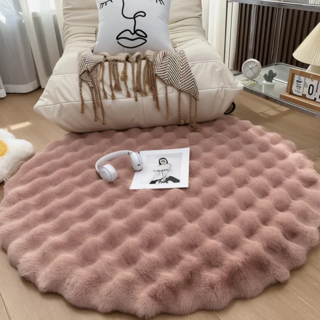 CloudNest Fleece Rug | Anti-Slip Softness