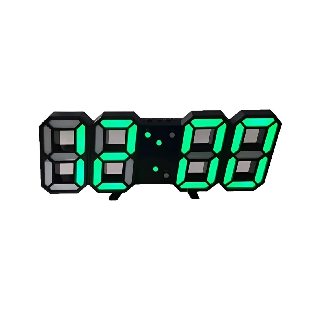 Modern LED Display | AuraGlow 3D Digital Wall Clock