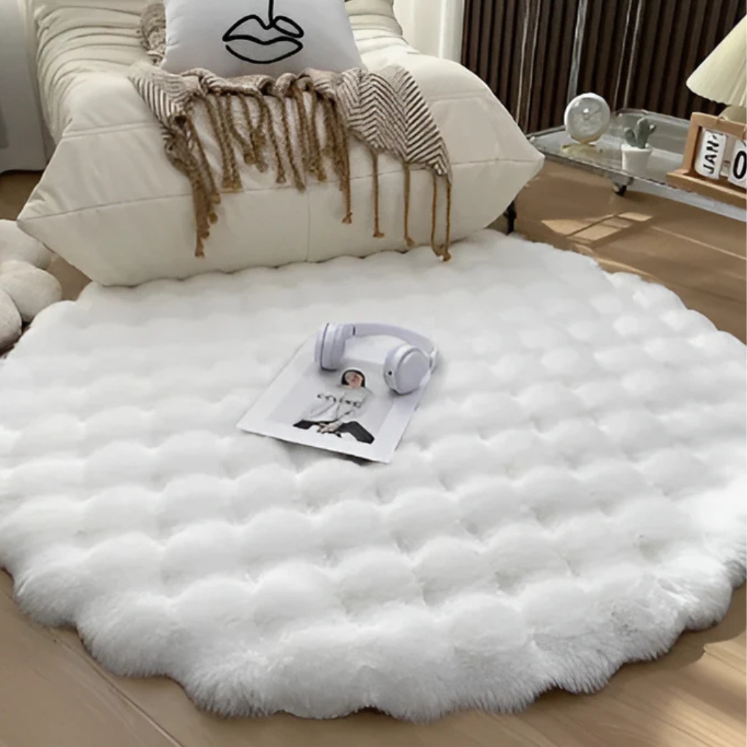 CloudNest Fleece Rug | Anti-Slip Softness
