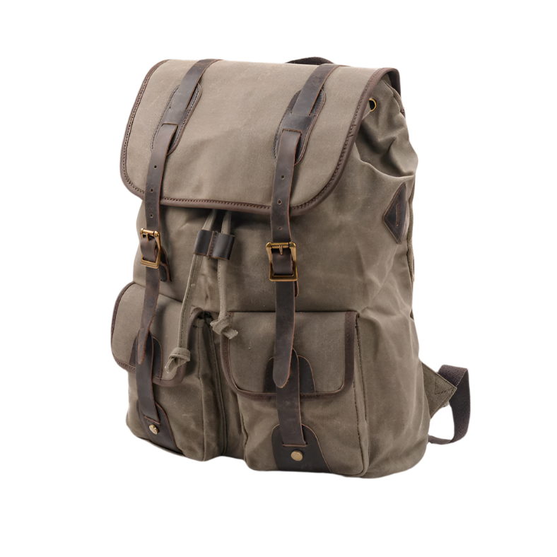 Tucson | Vintage Canvas Travel Backpack with Laptop Sleeve-5
