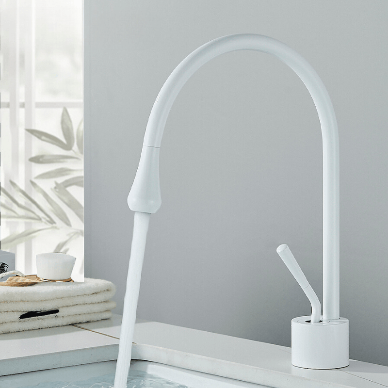 AuricFlow Bathroom Faucet | Brushed Gold Elegance with a Regal Touch