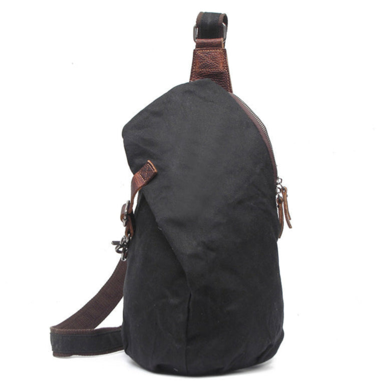 Variant image for Vintage Leather Crossbody Bag | Men's Sling Pack-1