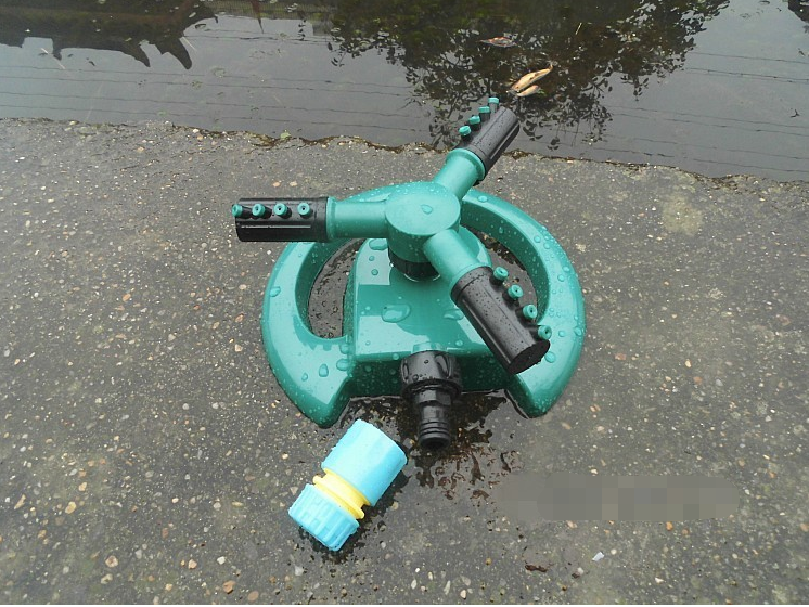 AquaWhirl TerraSpray | Fully Adjustable 360° Garden Sprinkler for Lush, Even Lawn Coverage