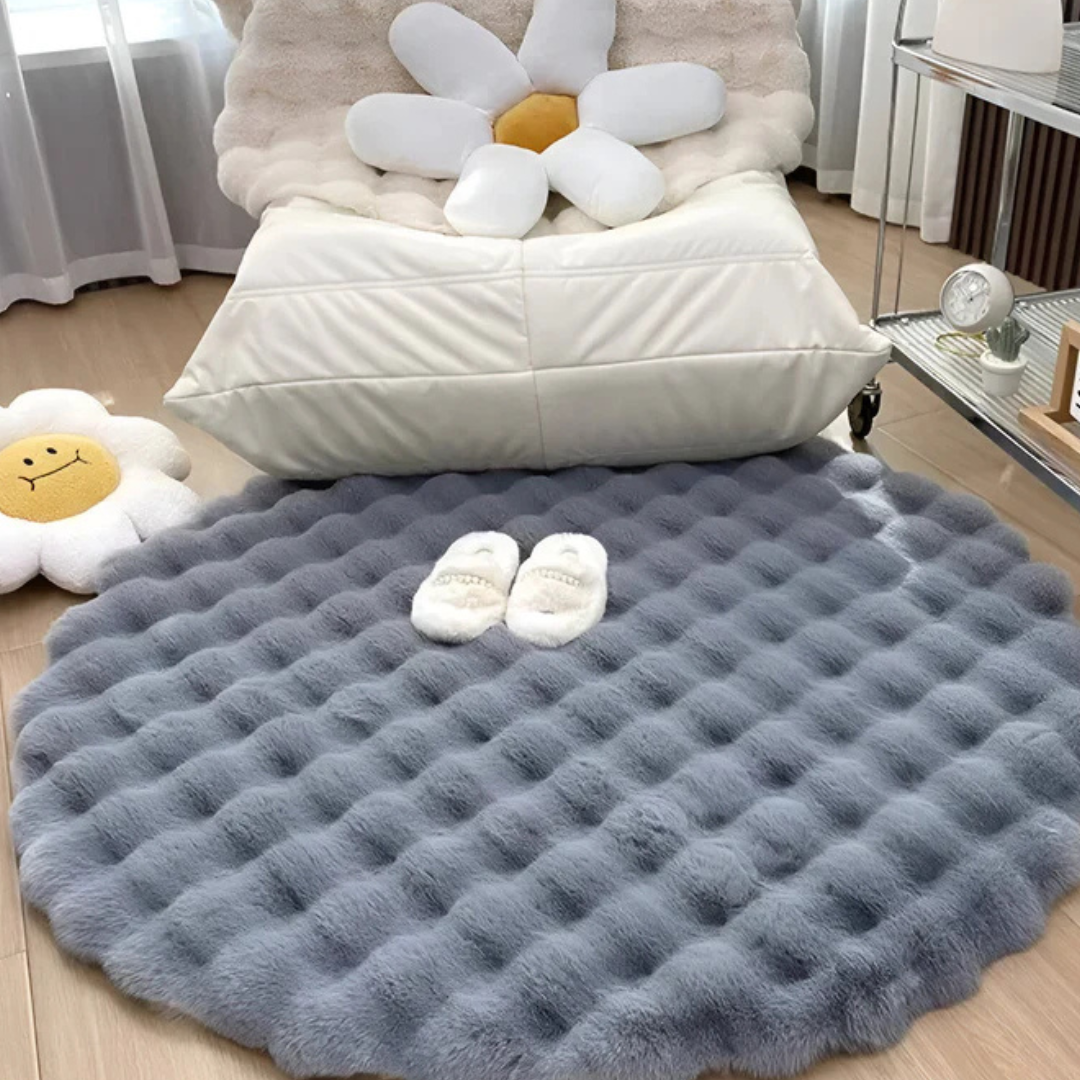 CloudNest Fleece Rug | Anti-Slip Softness