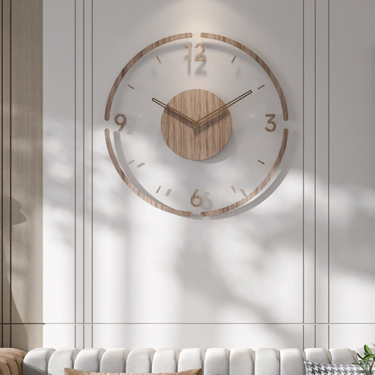 ArcticWood Silent Clock | Minimalist Nordic Wall Accent