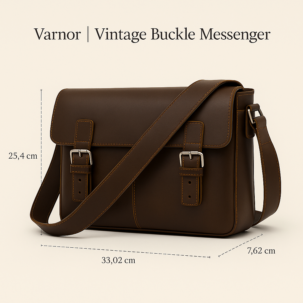 Varnor | Vintage Buckle Messenger