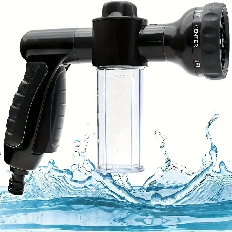 GlideShine AutoFoam Blaster | All-in-One Spray Gun with Plush Microfiber Touch