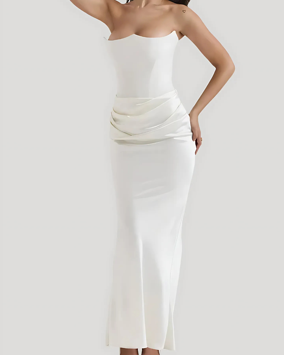 Marianne | Women’s Wedding Guest Draped Maxi Dress