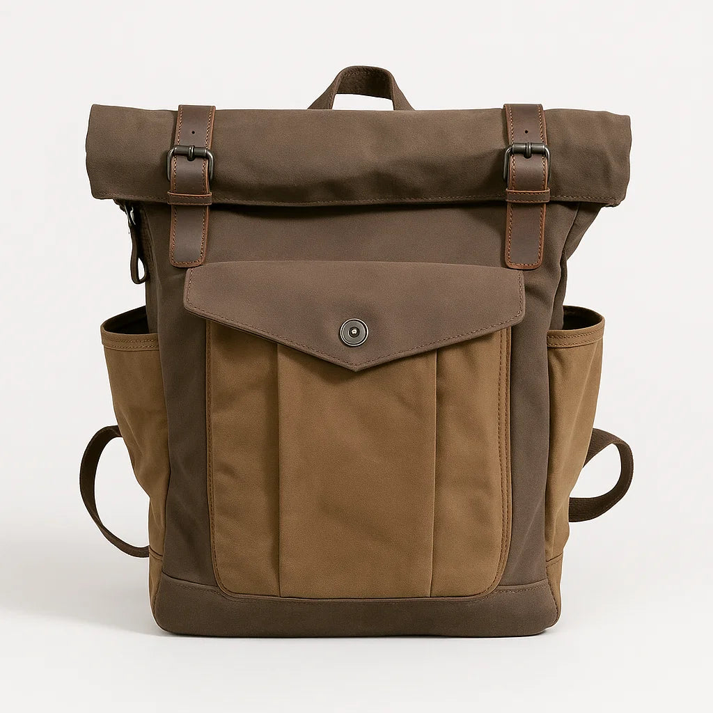 Alder | Rugged Backpack with Vegan Leather Details