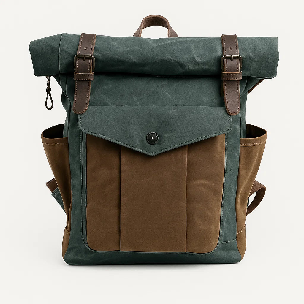 Alder | Rugged Backpack with Vegan Leather Details