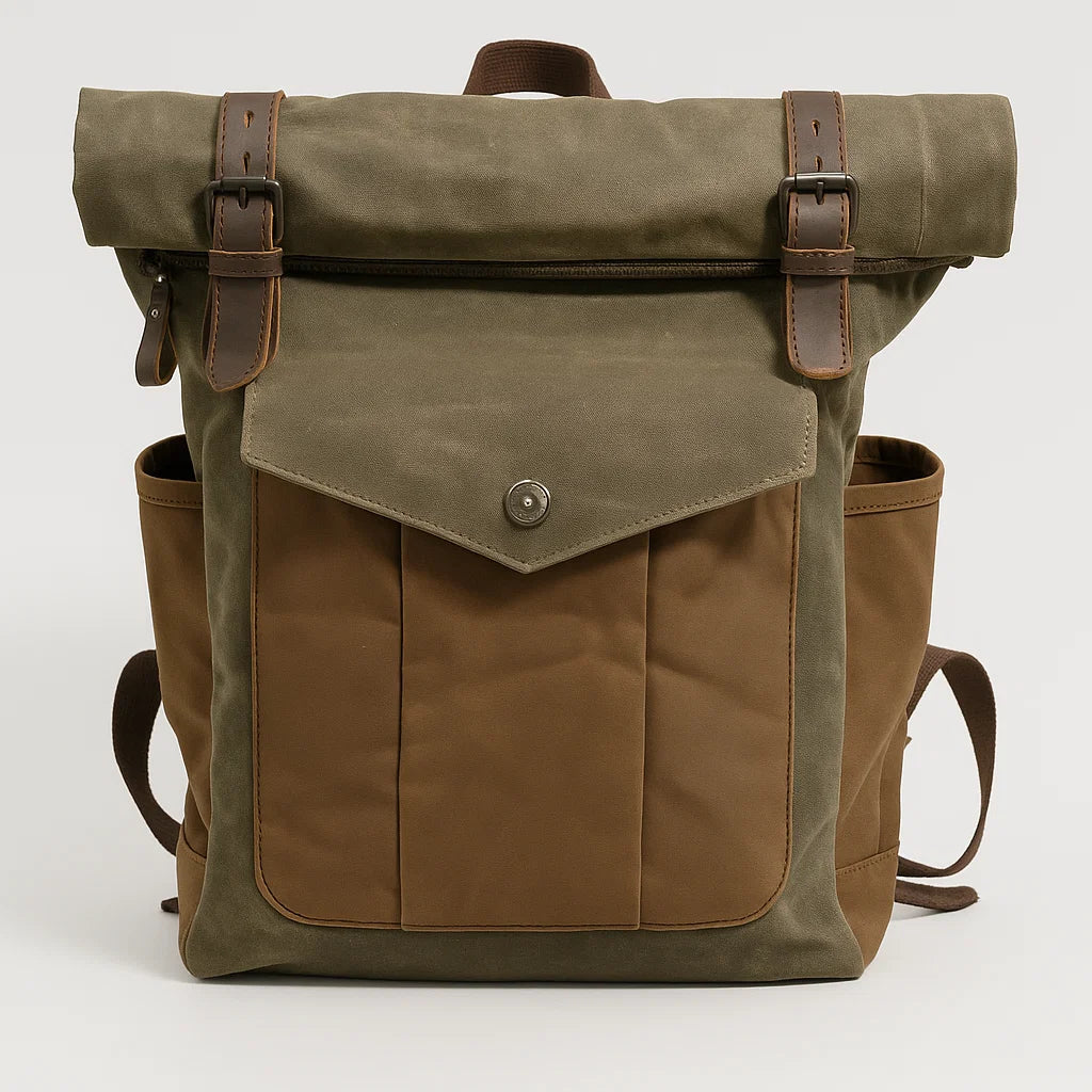 Alder | Rugged Backpack with Vegan Leather Details