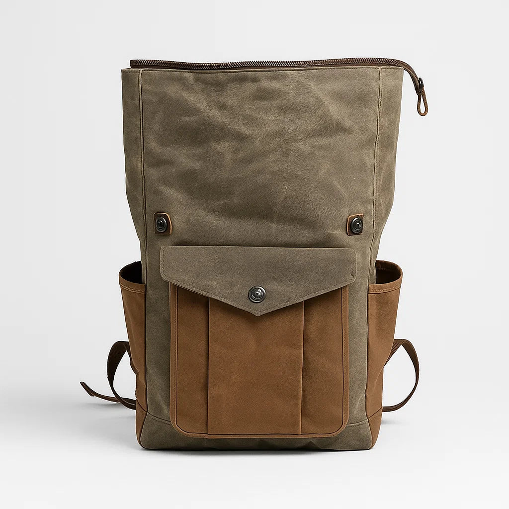 Alder | Rugged Backpack with Vegan Leather Details