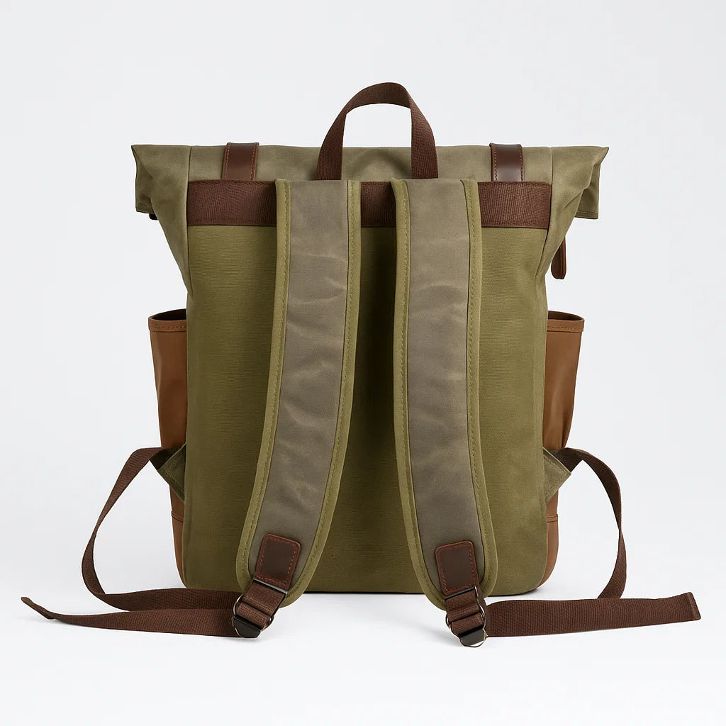 Alder | Rugged Backpack with Vegan Leather Details