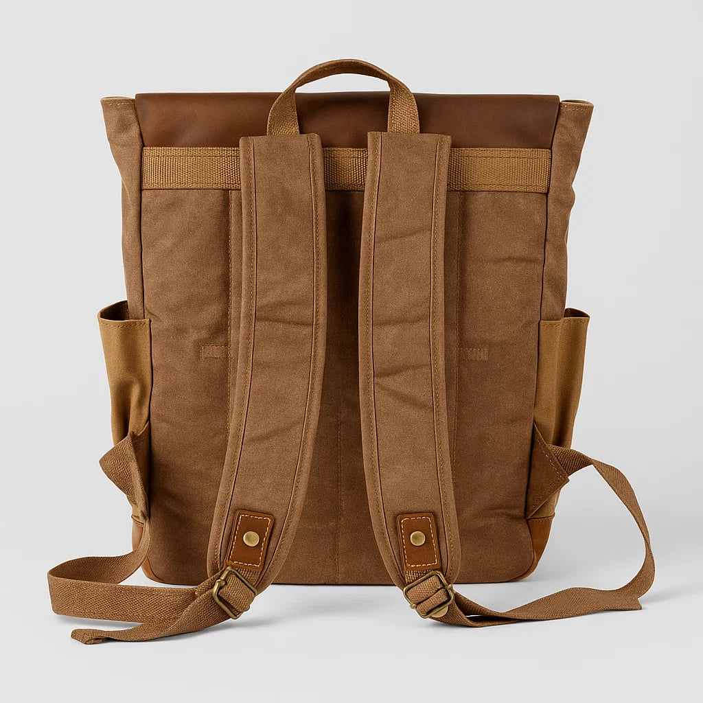 Alderic | Canvas & Vegan Leather Carry Pack