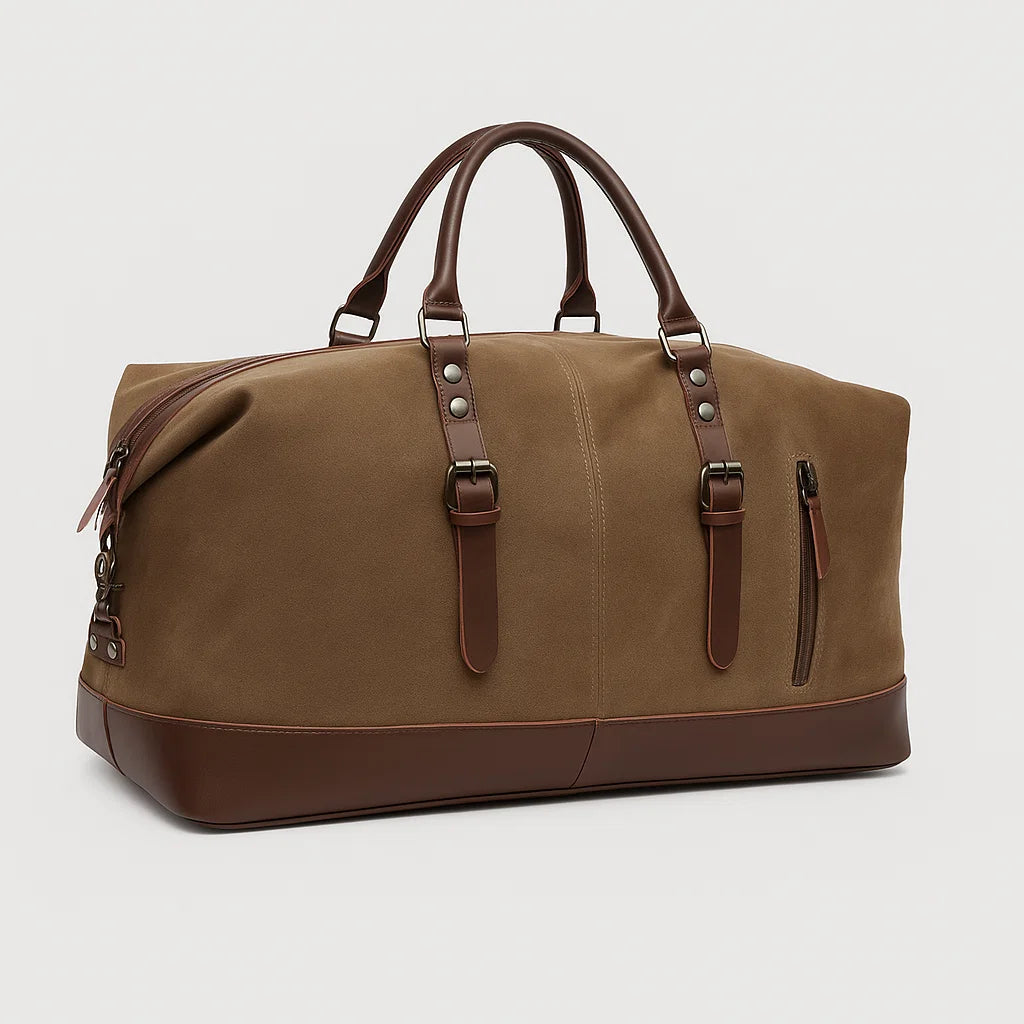 Anchorage | Vintage Canvas Holdall Bag for Travel and Daily Use