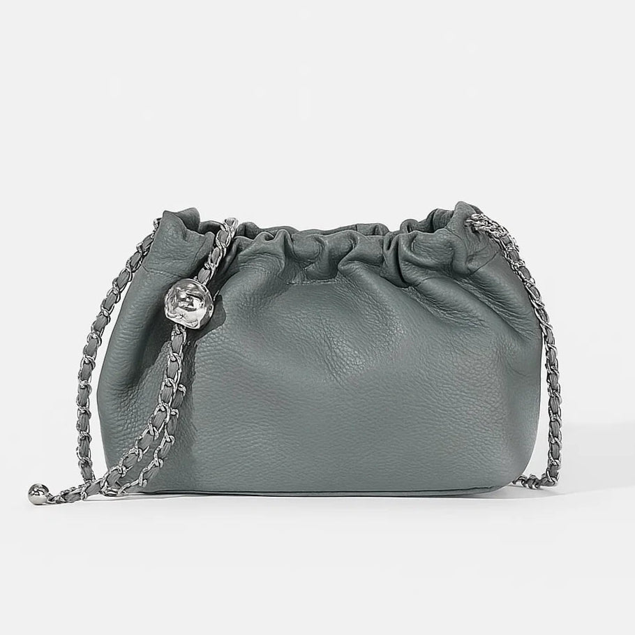 Anya | Luxe Ruched Pebble Crossbody