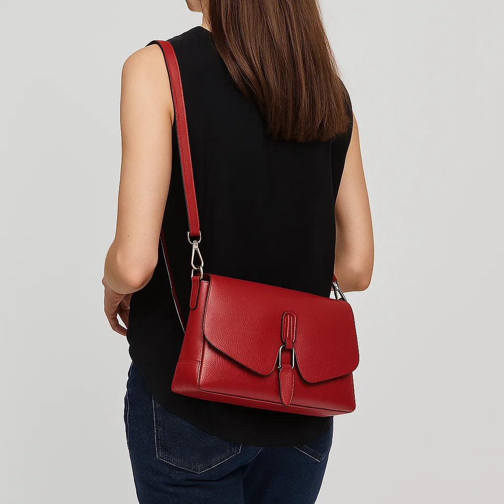 Astrid | Retro Box Buckle Satchel