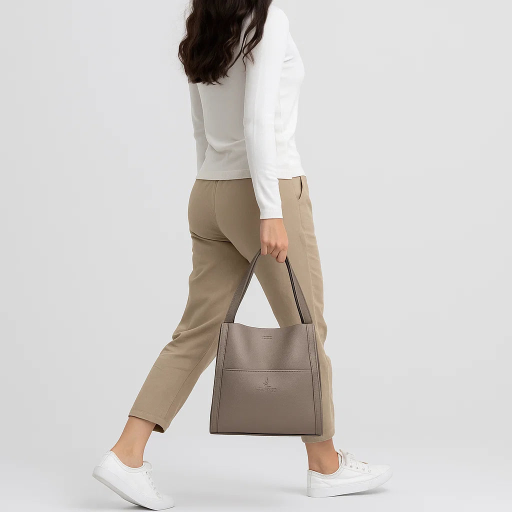 Ava | Soft Vegan Leather Tote Bag