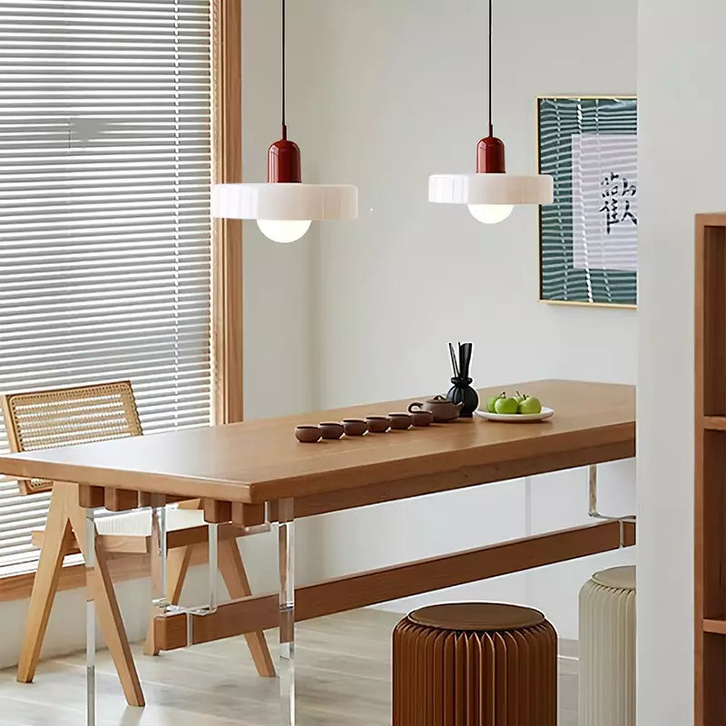 Studio Prisma Pendant | Art Glass Light in Bauhaus Luxe Palette