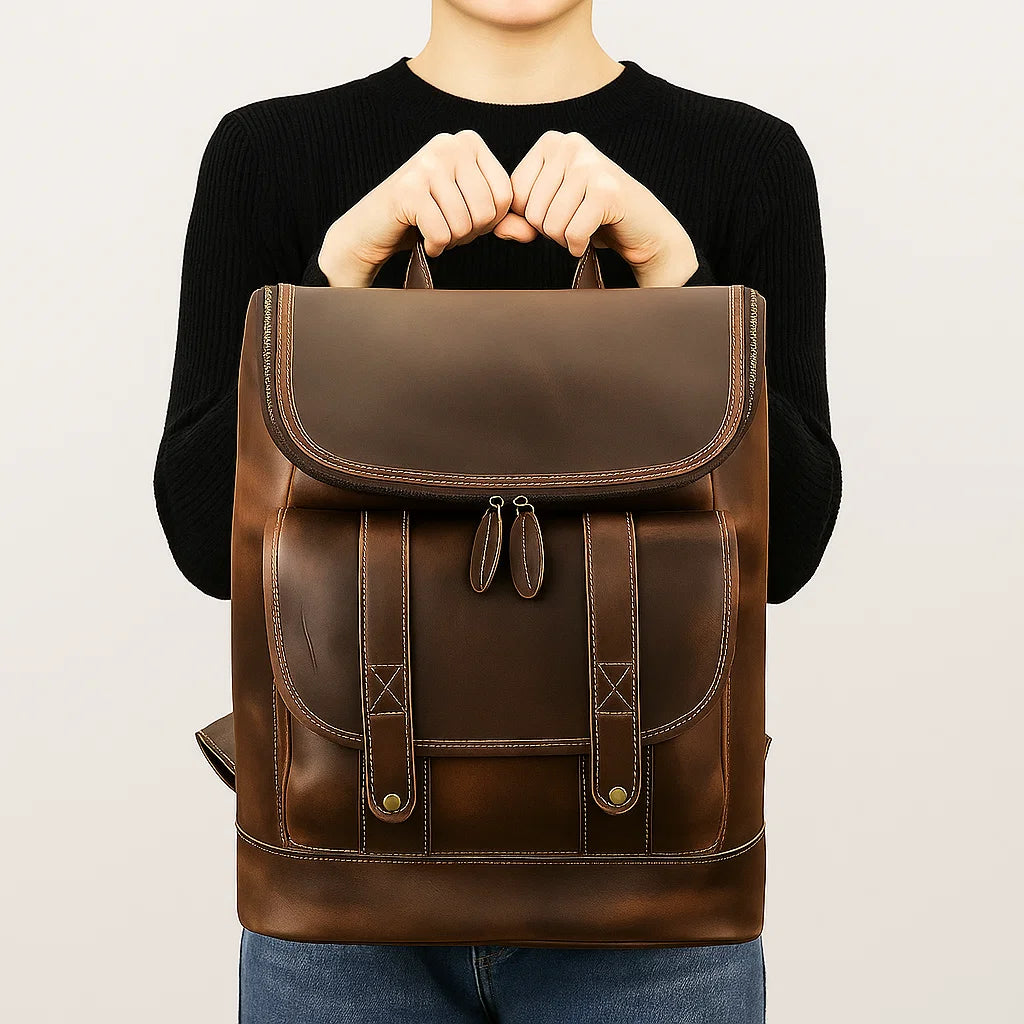 Bram | Vintage Utility Zip Backpack