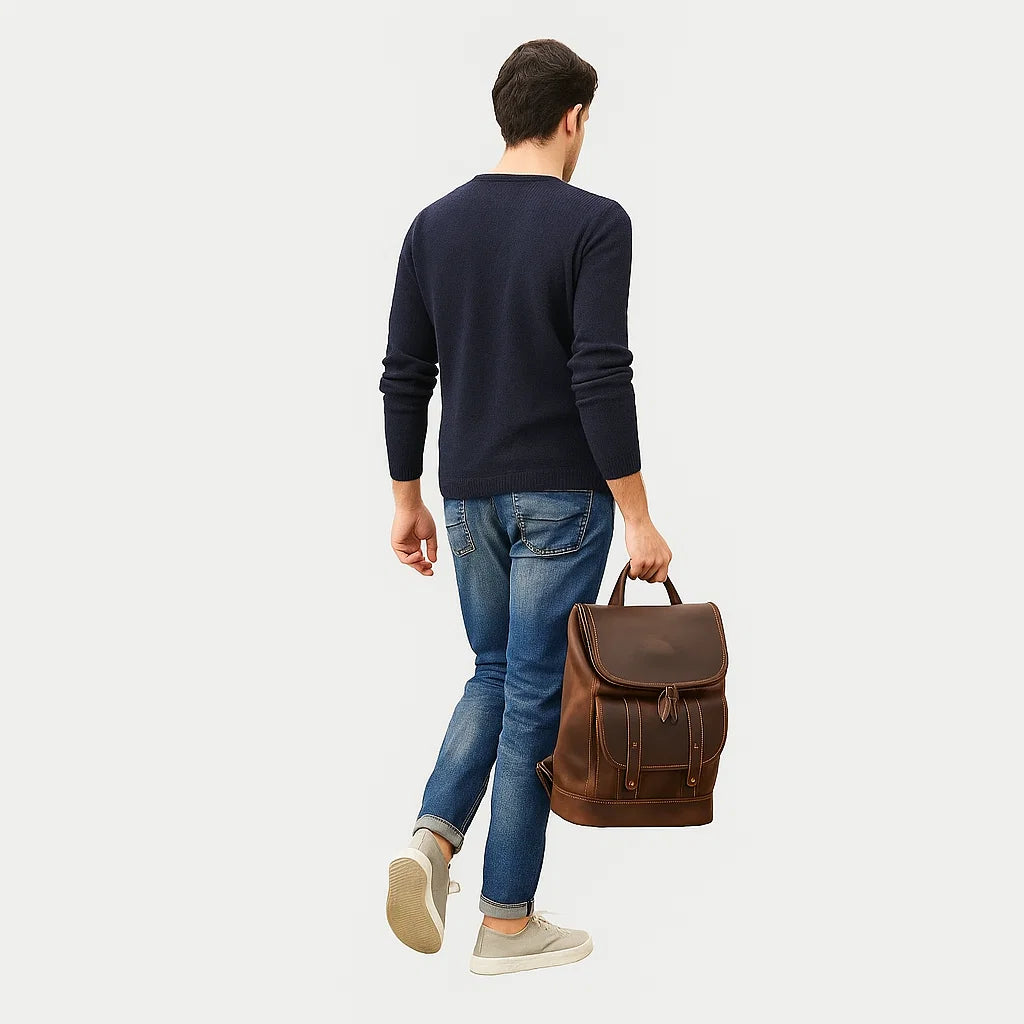 Bram | Vintage Utility Zip Backpack