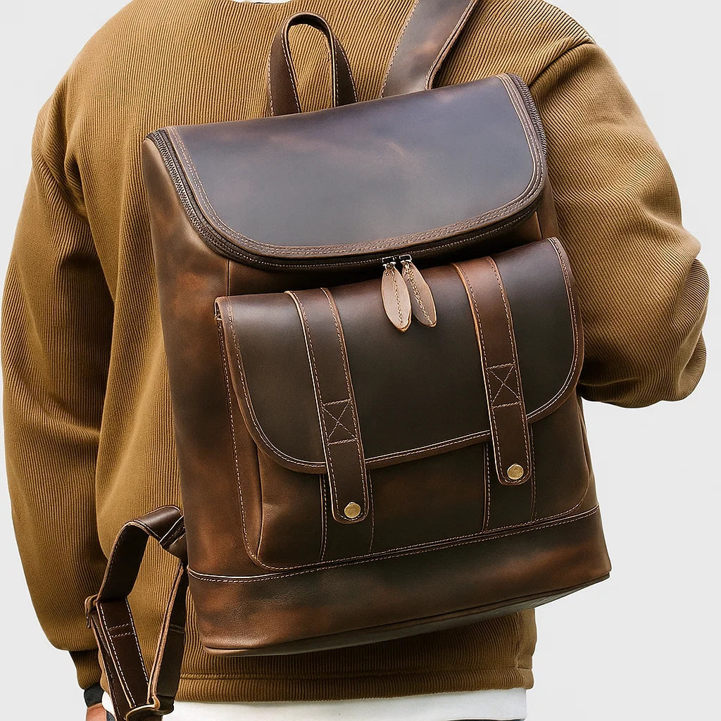 Bram | Vintage Utility Zip Backpack