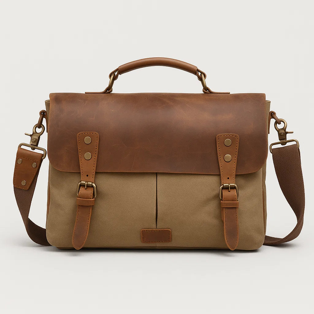 Brannic | Tactical Vegan Leather Messenger Bag