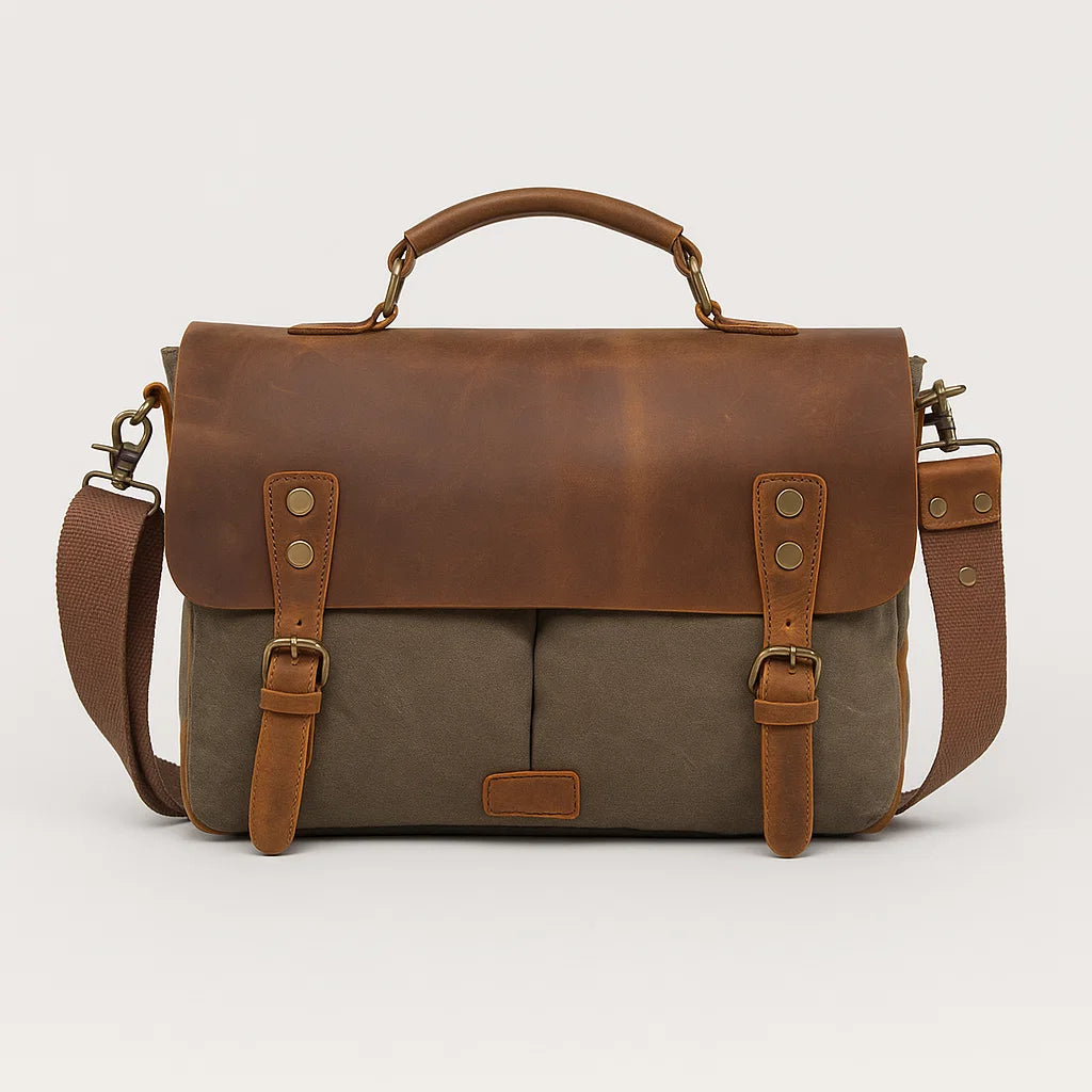 Brannic | Tactical Vegan Leather Messenger Bag