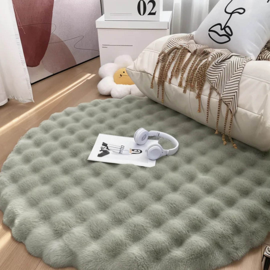 CloudNest Fleece Rug | Anti-Slip Softness