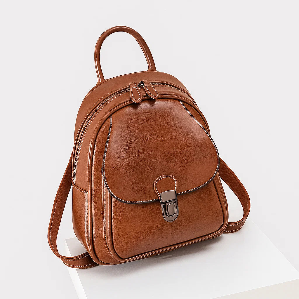 Cameron | Refined Retro Zip Backpack