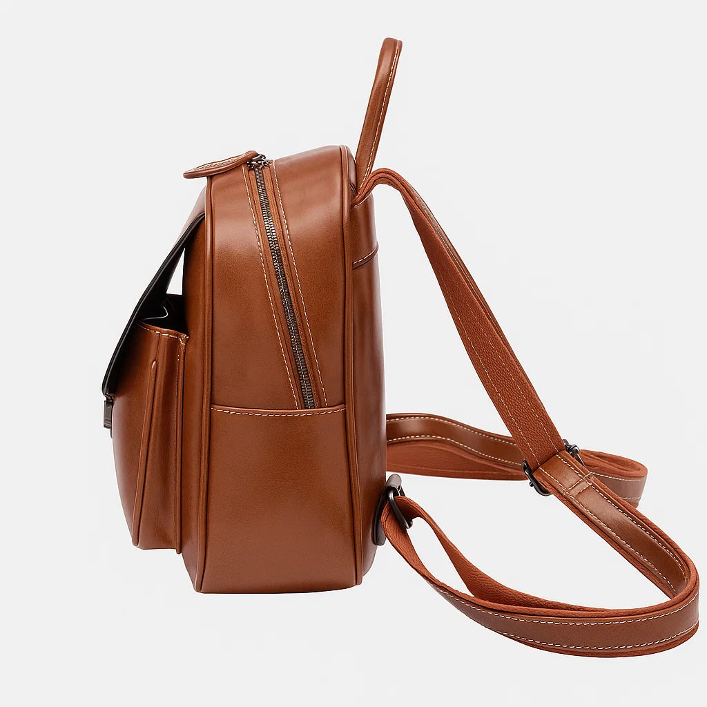 Cameron | Refined Retro Zip Backpack