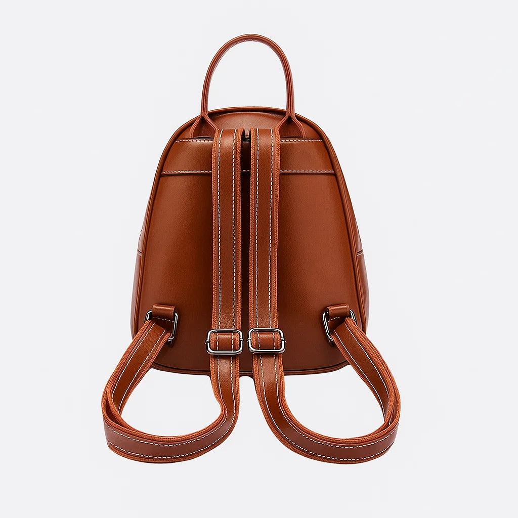 Cameron | Refined Retro Zip Backpack