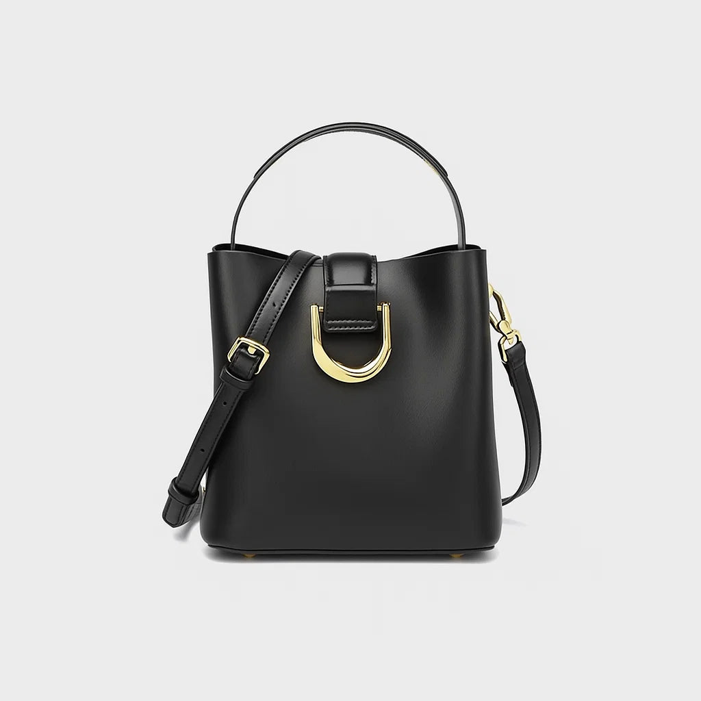 Camille | Luxe Buckle Bucket Bag
