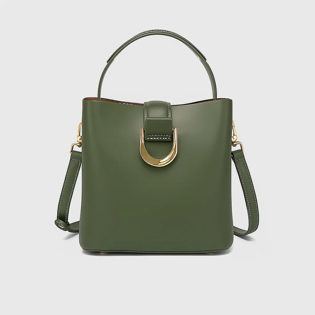 Camille | Luxe Buckle Bucket Bag