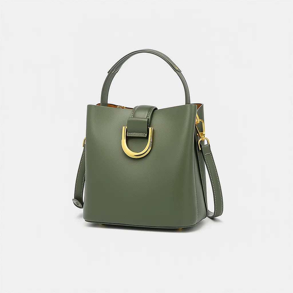 Camille | Luxe Buckle Bucket Bag
