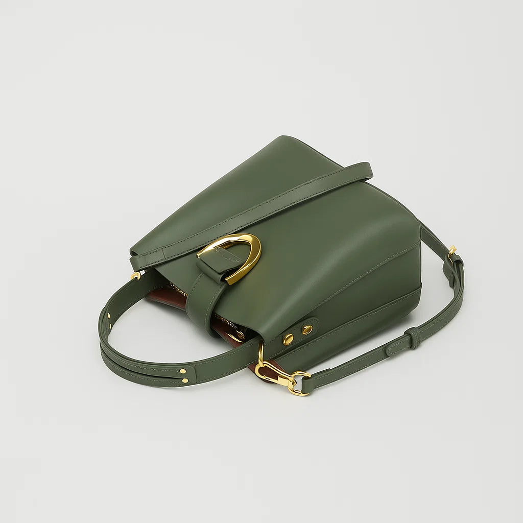 Camille | Luxe Buckle Bucket Bag