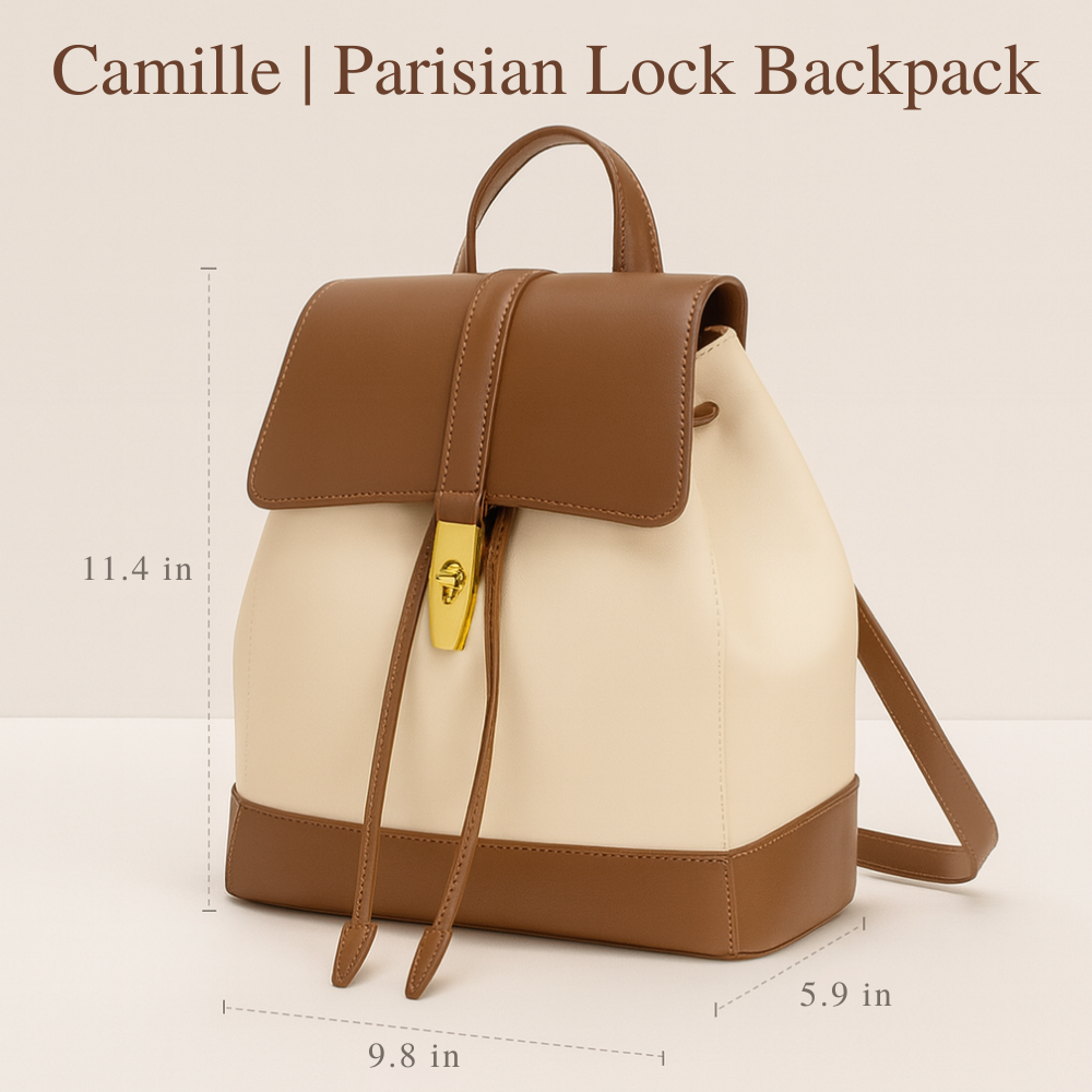 Camille | Parisian Lock Backpack
